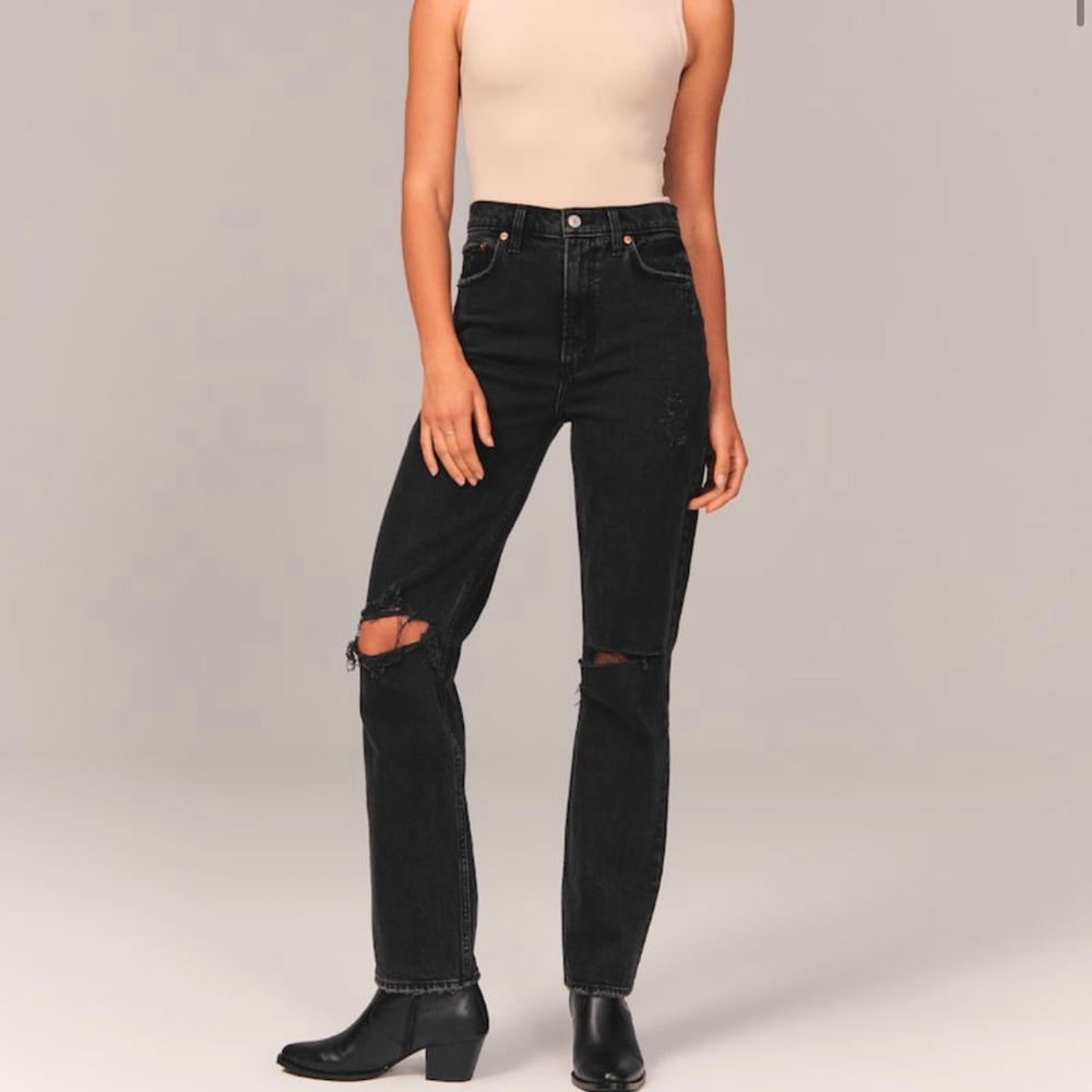 Abercrombie Ankle Straight Jeans